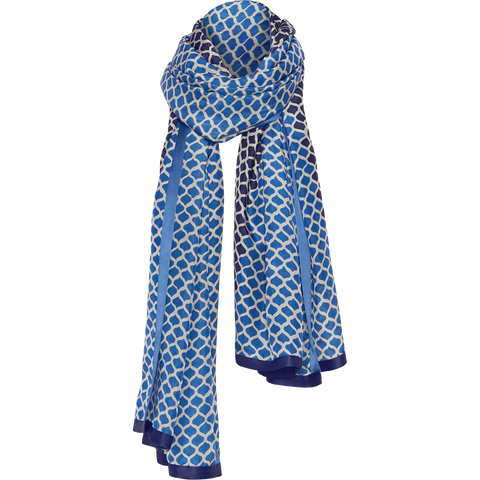 Abstract Geo Oblong Scarf